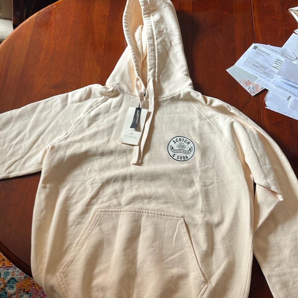 Organic cotton scotch and soda hoodie